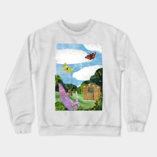 Garden Scene Crewneck Sweatshirt